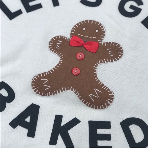 << Funny Gingerbread Man Christmas Sweater >> - Picture 2 of 7